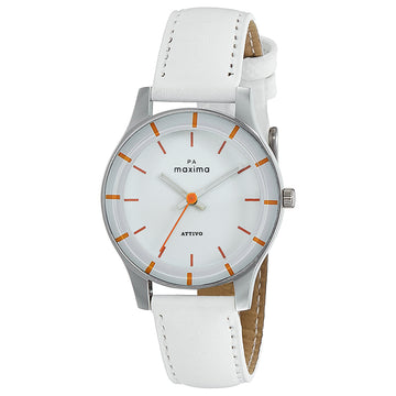 Maxima ATTIVO Women White Dial Analogue Watch - 63781LMLI